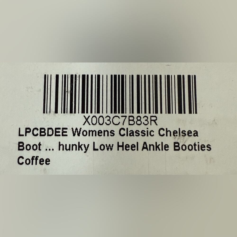 Women coffee brown suede like low ankle boots size 7 NWT - Picture 8 of 8